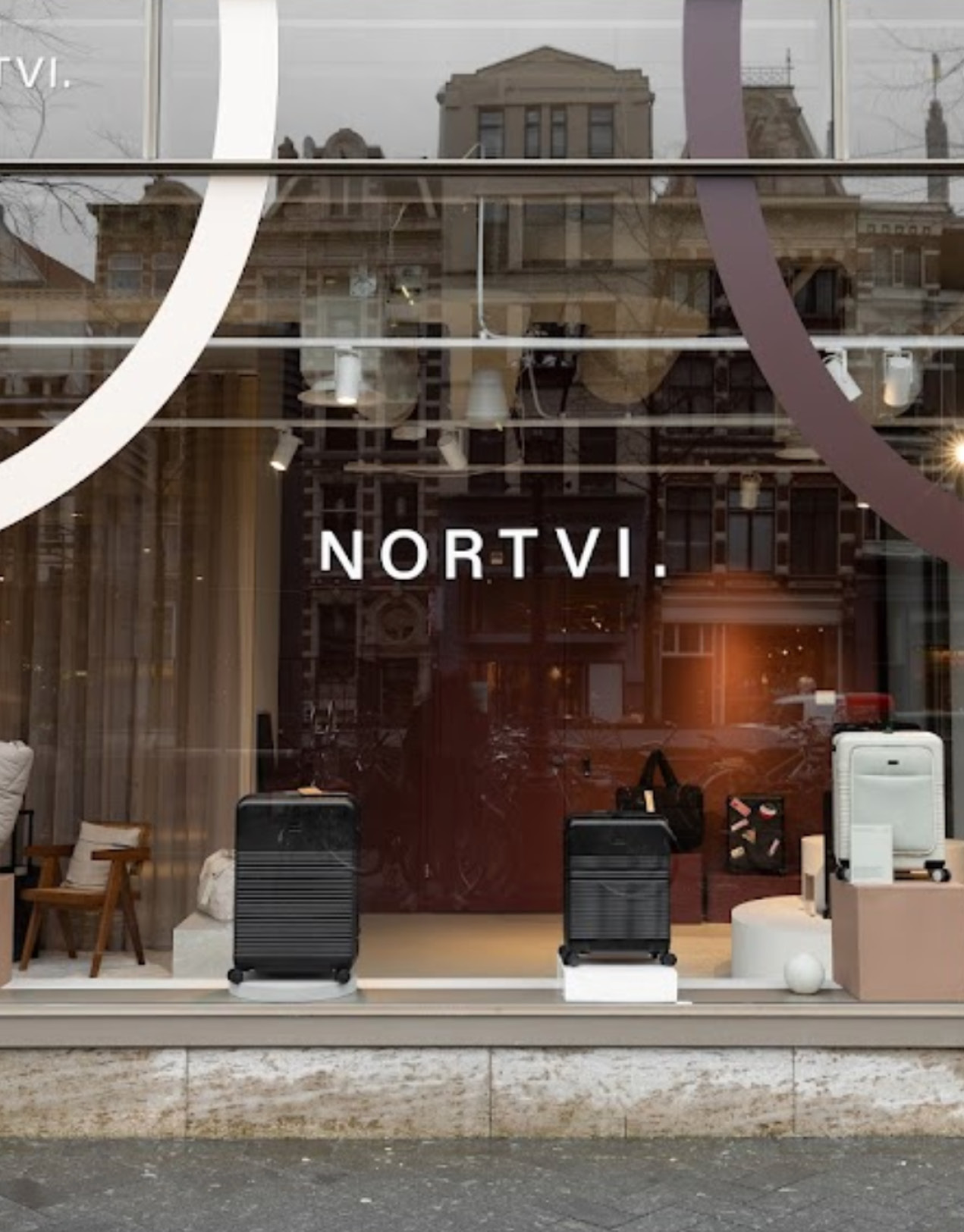 Facade of Nortvi store Amsterdam